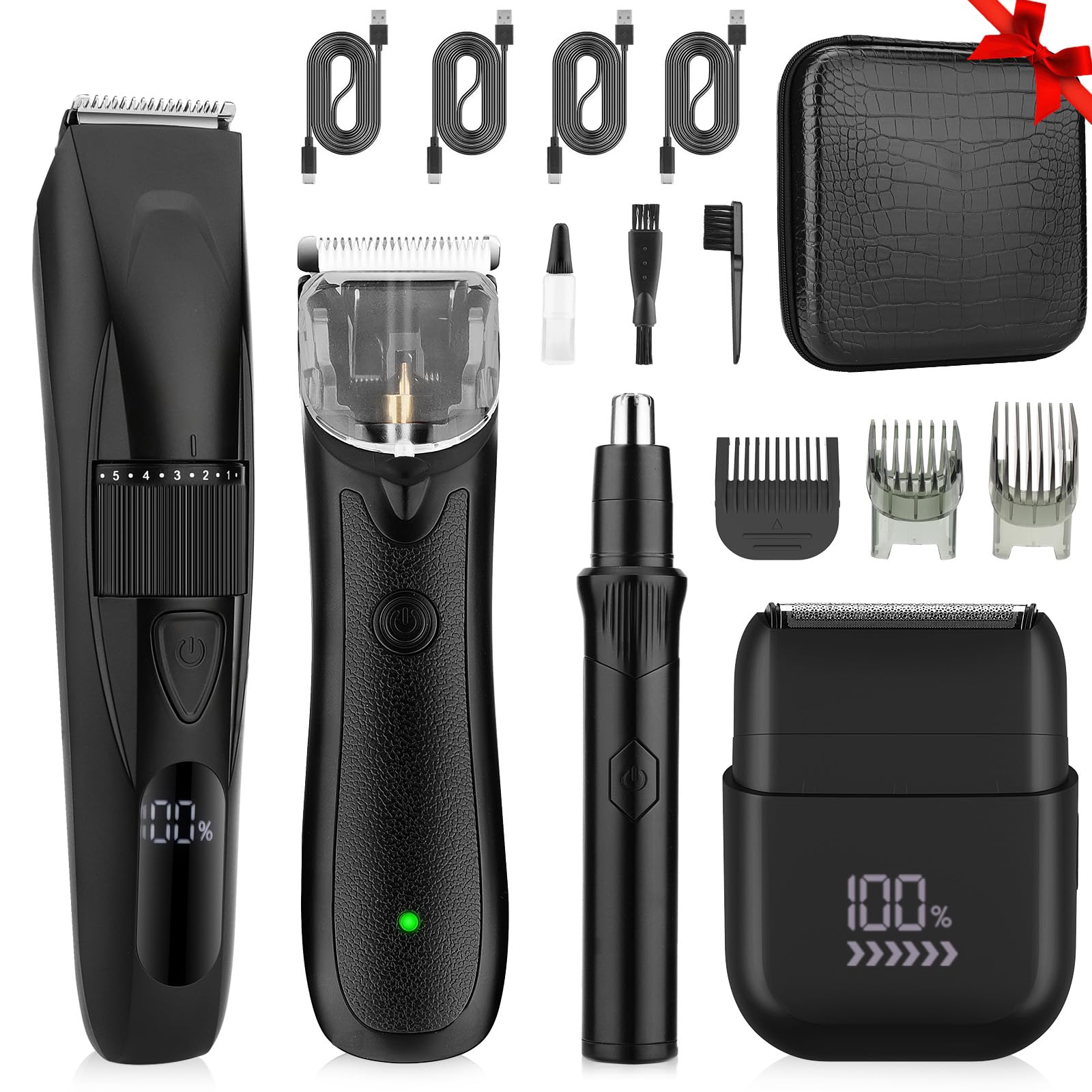 Amazon.com: Lanumi Beard Trimmer Body Hair Trimmer Set 4 in 1